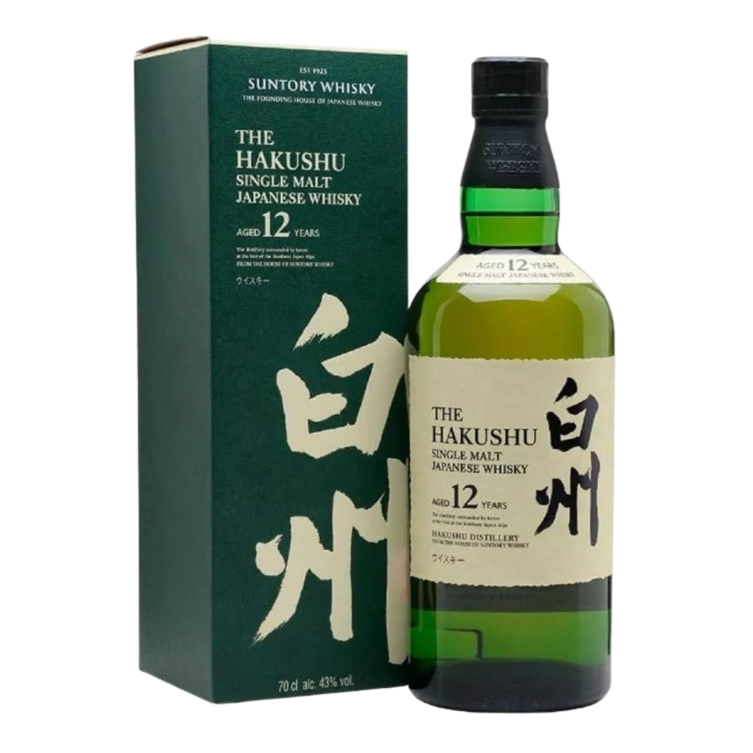 Japanese Whisky Suntory Hakushu 12 Y.O. Single Malt Confezione Regalo 70cl
