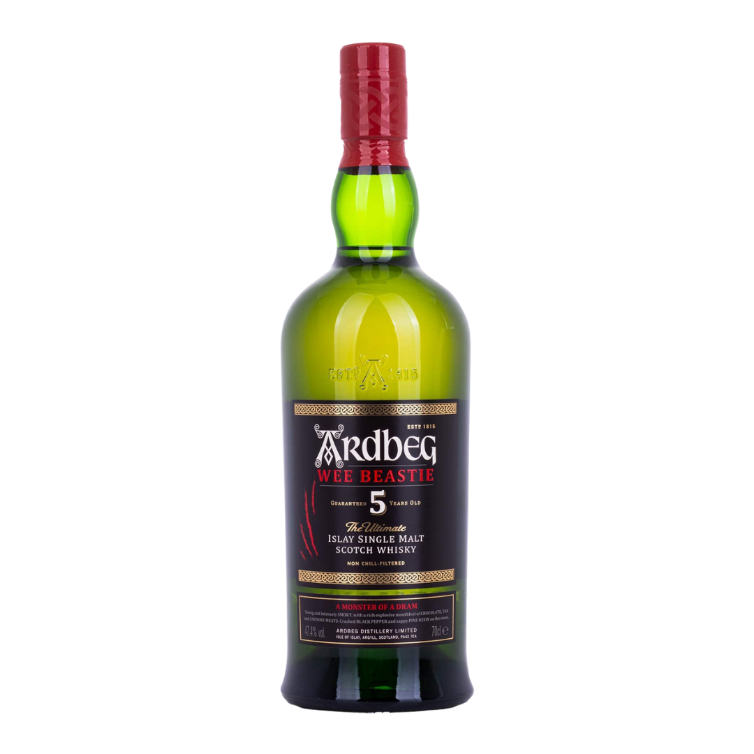 Scotch  Whisky  Ardbeg  5  Y.O.  Wee  Beastie  70cl