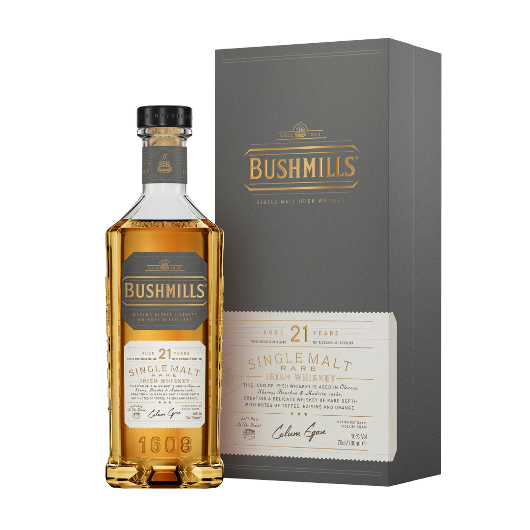 Irish  Whiskey  Bushmills  21  Y.O.  Confezione Regalo 70cl