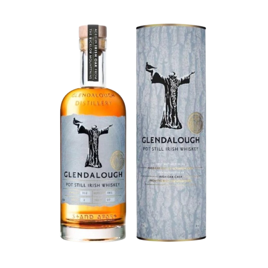 Irish  Whiskey  Glendalough  Pot  Still  Oak  Confezione Regalo 70cl