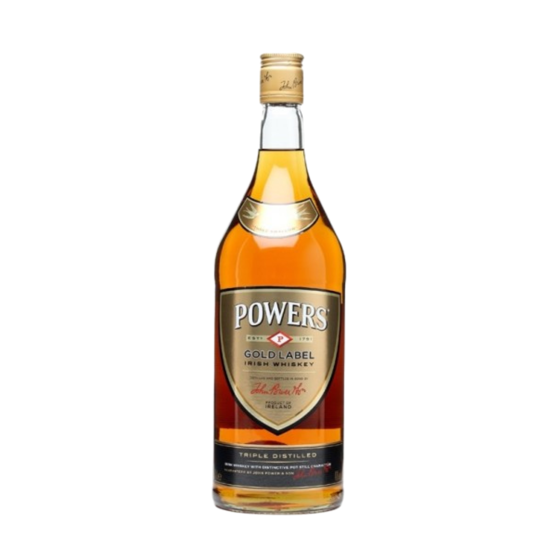 Irish  Whiskey  Powers  Gold  Label  1l