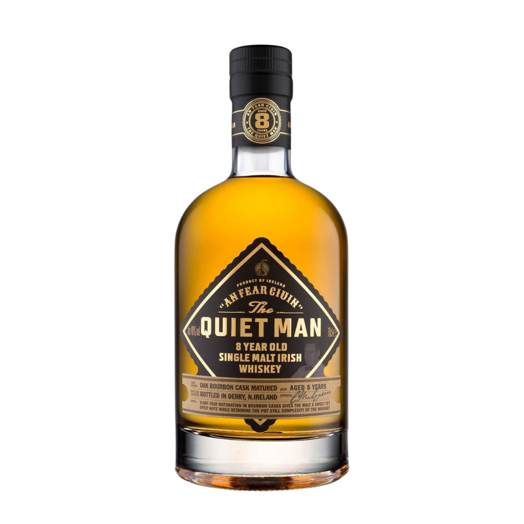 Irish  Whiskey  The  Quiet  Man  8  Y.O.  Single  Malt  70cl