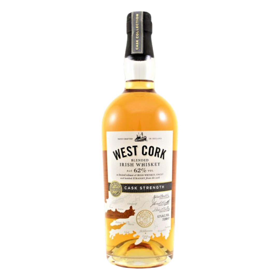 Irish  Whiskey  West  Cork  Cask  Strength  Blended  70cl