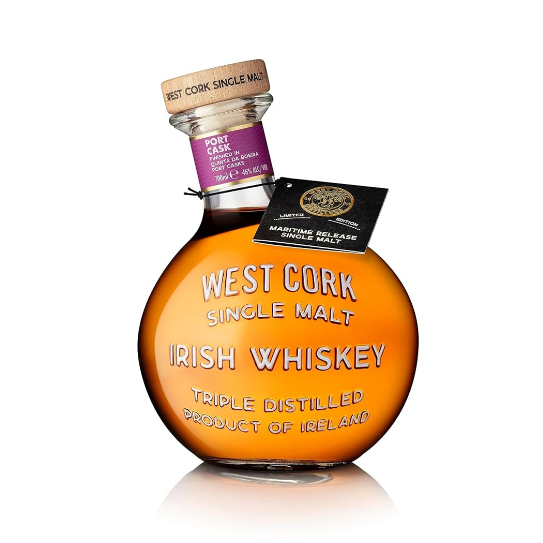 Irish  Whiskey  West  Cork  Single  Malt  Port  Cask 70cl