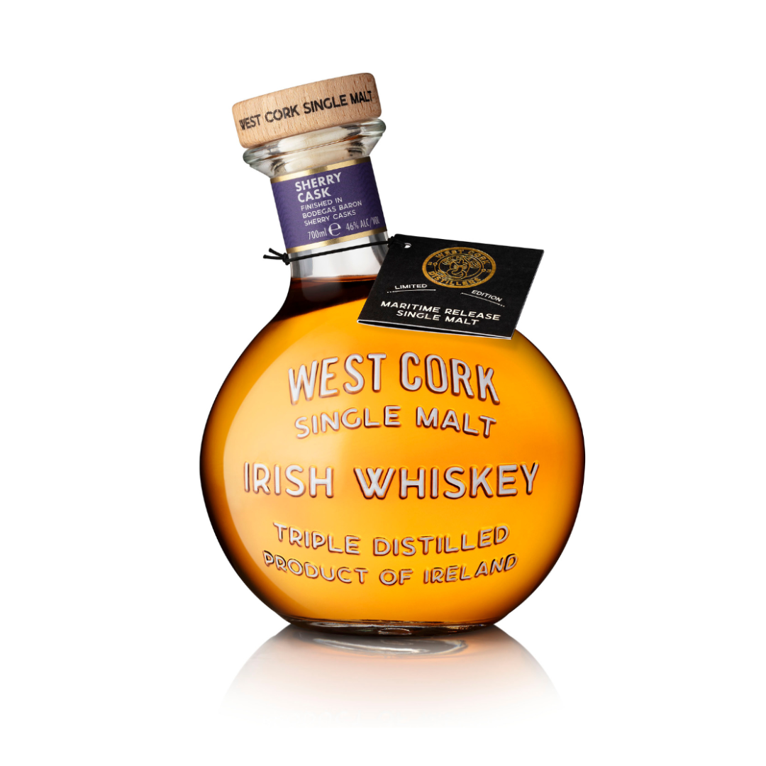 Irish  Whiskey  West  Cork  Single  Malt  Sherry  Cask  70cl