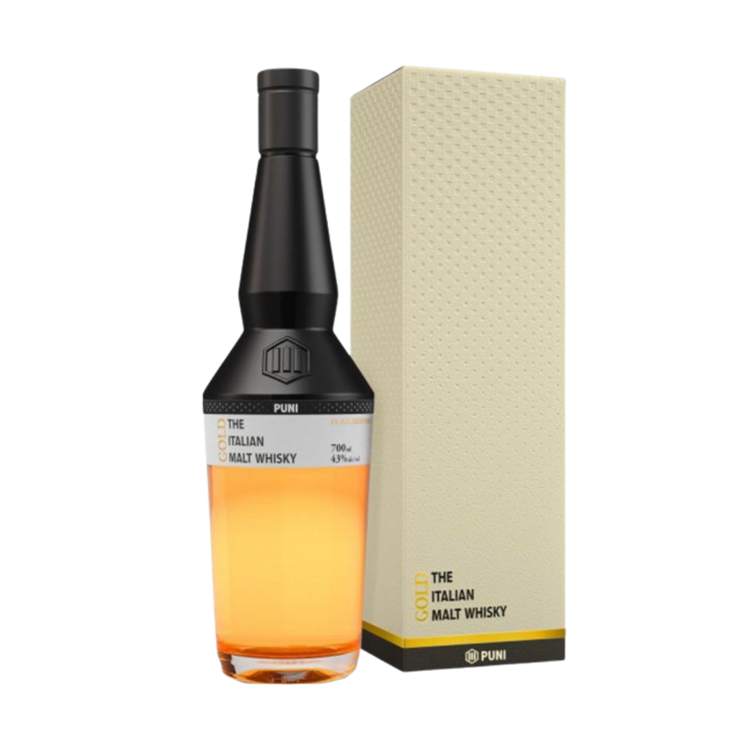Italian  Malt  Whisky  Puni  Gold  Confezione Regalo 70cl