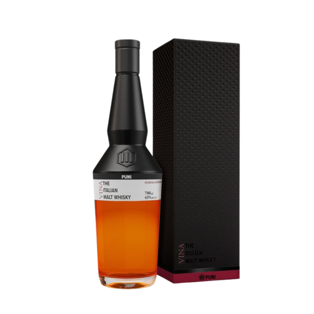 Italian  Malt  Whisky  Puni  Vina  Marsala  Edition  Confezione Regalo 70cl
