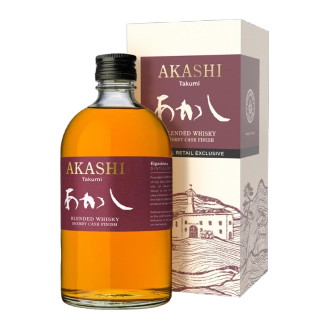 Japanese  Whisky  Akashi  Takumi  Confezione Regalo 70cl