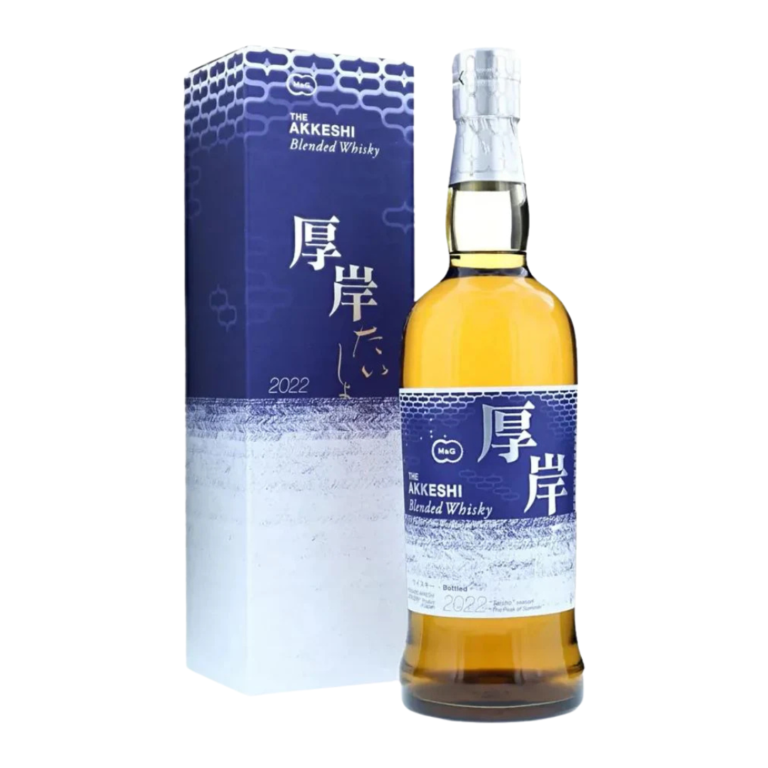 Japanese  Whisky  Akkeshi  2022  Taisho  Blended  Confezione Regalo 70cl