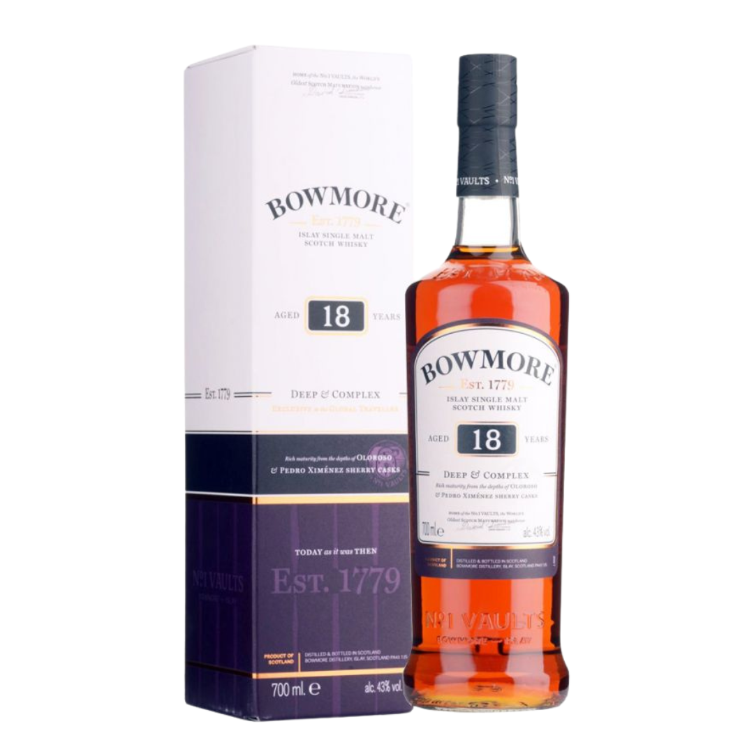 Scotch  Whisky  Bowmore  18  Y.O.  70cl