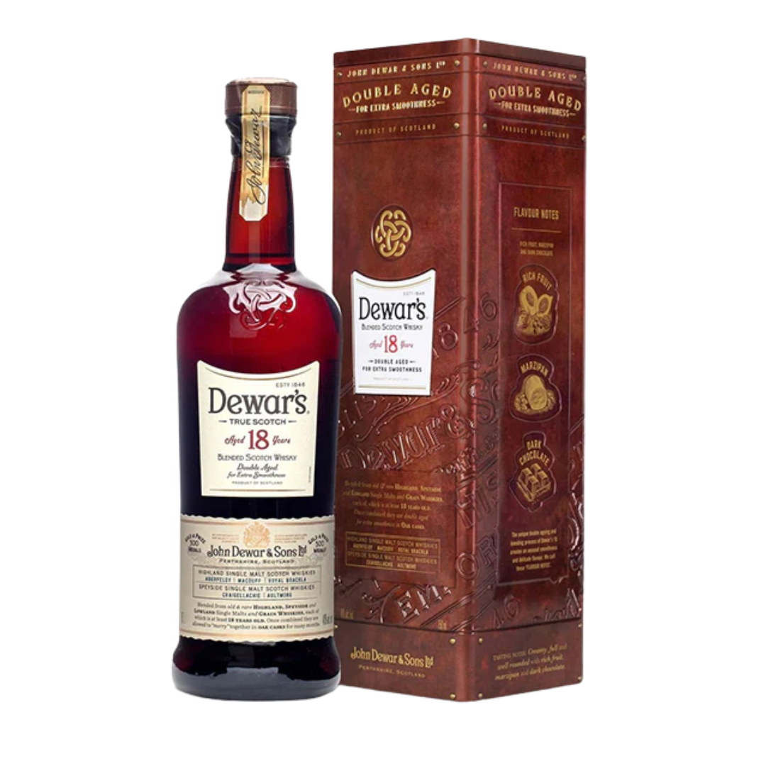 Scotch  Whisky  Dewar'S  18  Yo  1l  Tinbox