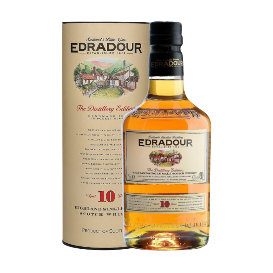 Scotch  Whisky  Edradour  10  Y.  Confezione Regalo 70cl