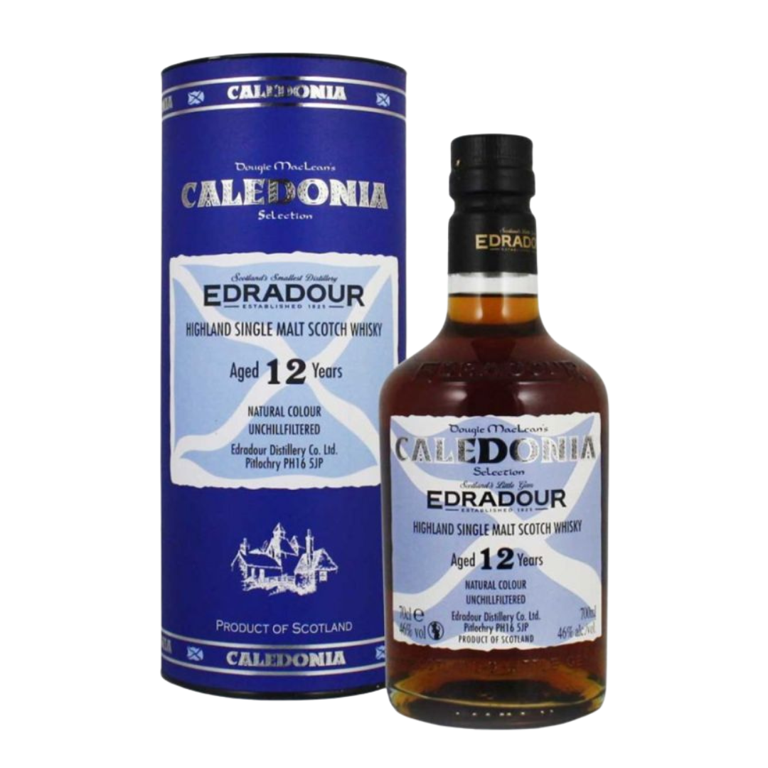 Scotch  Whisky  Edradour  12  Y.O.    Caledonia  Confezione Regalo 70cl