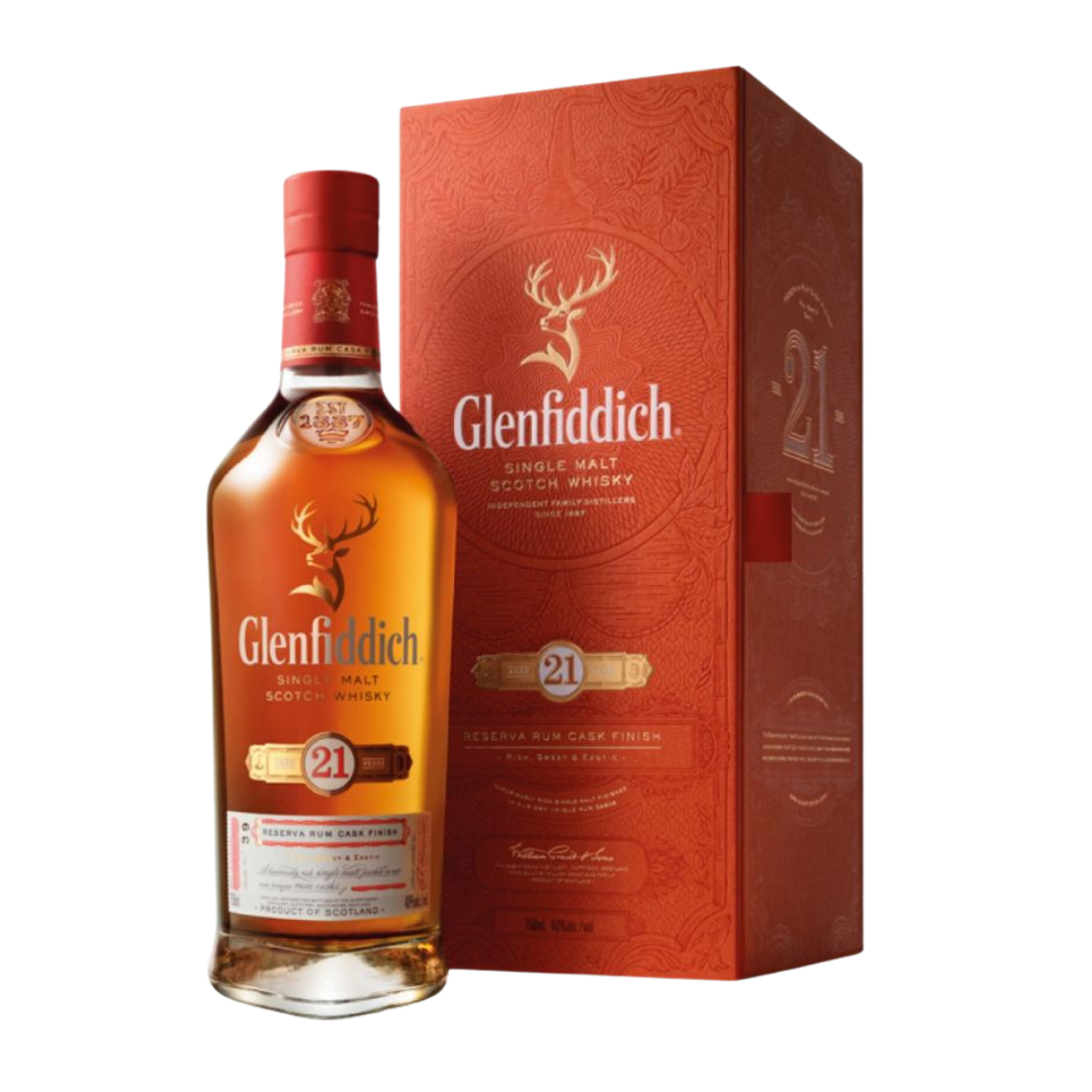 Scotch  Whisky  Glenfiddich  21  Y.O.  Gran  Reserva  Confezione Regalo 70cl
