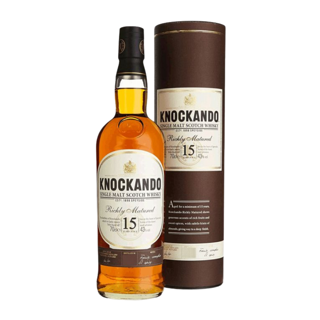 Scotch  Whisky  Knockando  15  Y.O.   Richly  Matured  70cl
