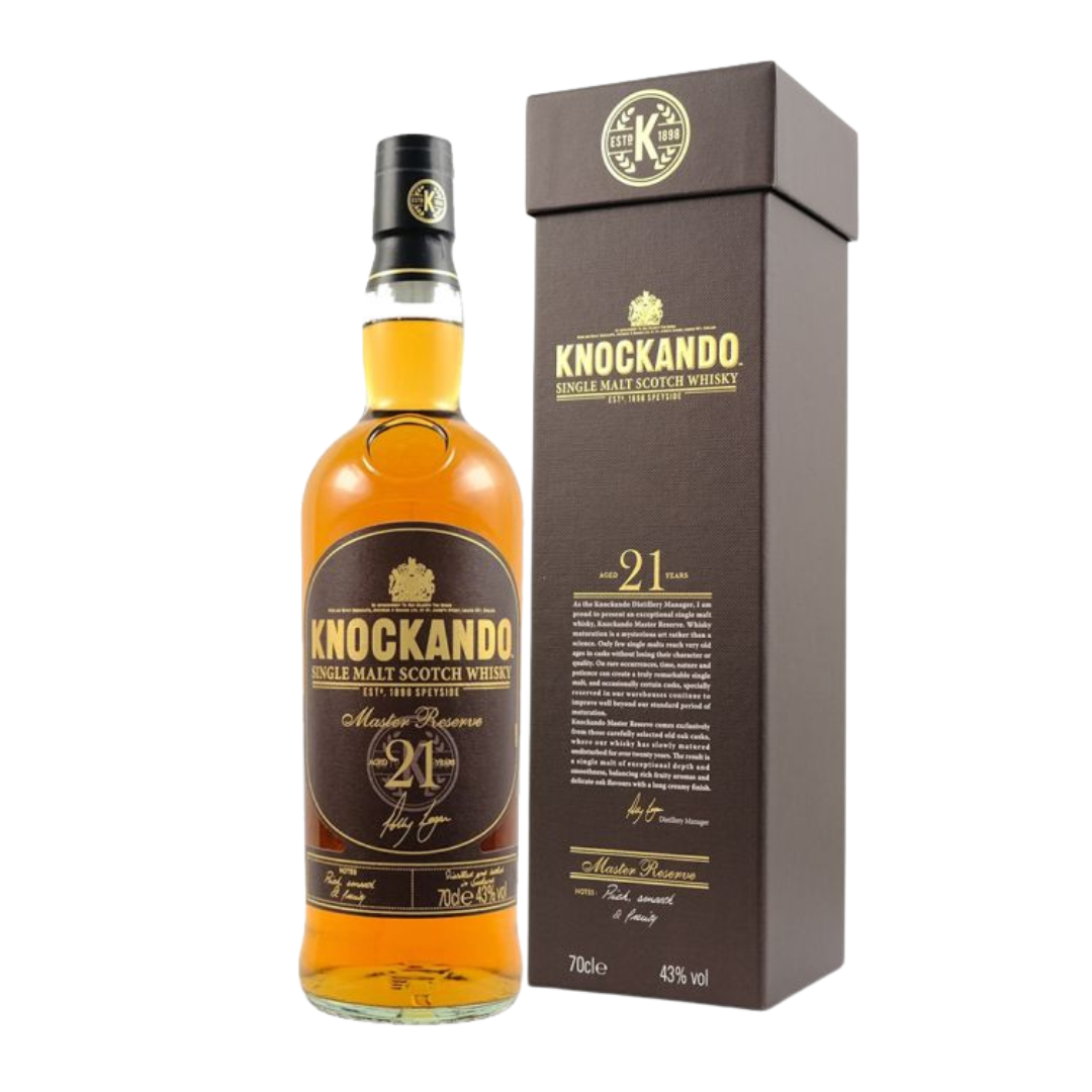 Scotch  Whisky  Knockando  21  Y.O.   Master  Reserve  Confezione Regalo 70cl