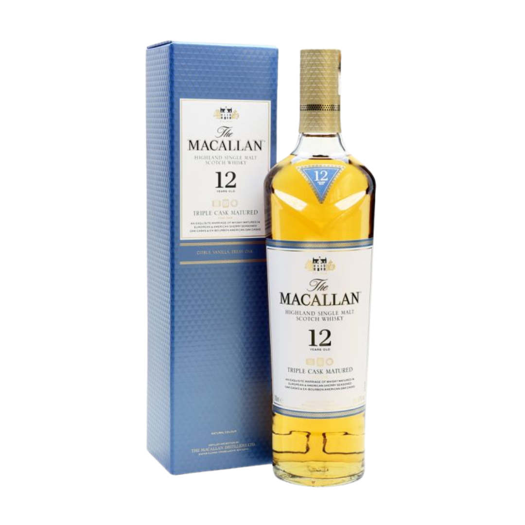 Scotch  Whisky  The  Macallan  12  Y.O.  Triple  Cask  Confezione Regalo 70cl