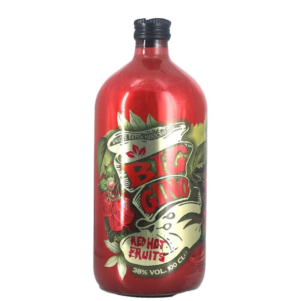 Gin  Big  Gino  Red  Hot  Fruits  70cl