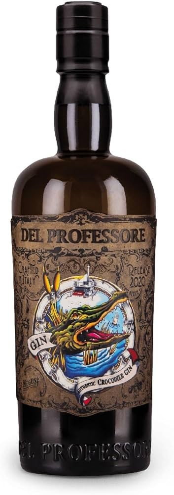 Gin  Del  Professore  Crocodile   Old  Tom  70cl