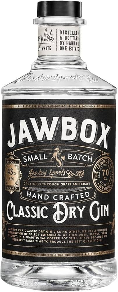 Gin  Jawbox  Dry  Of  Belfast  70cl